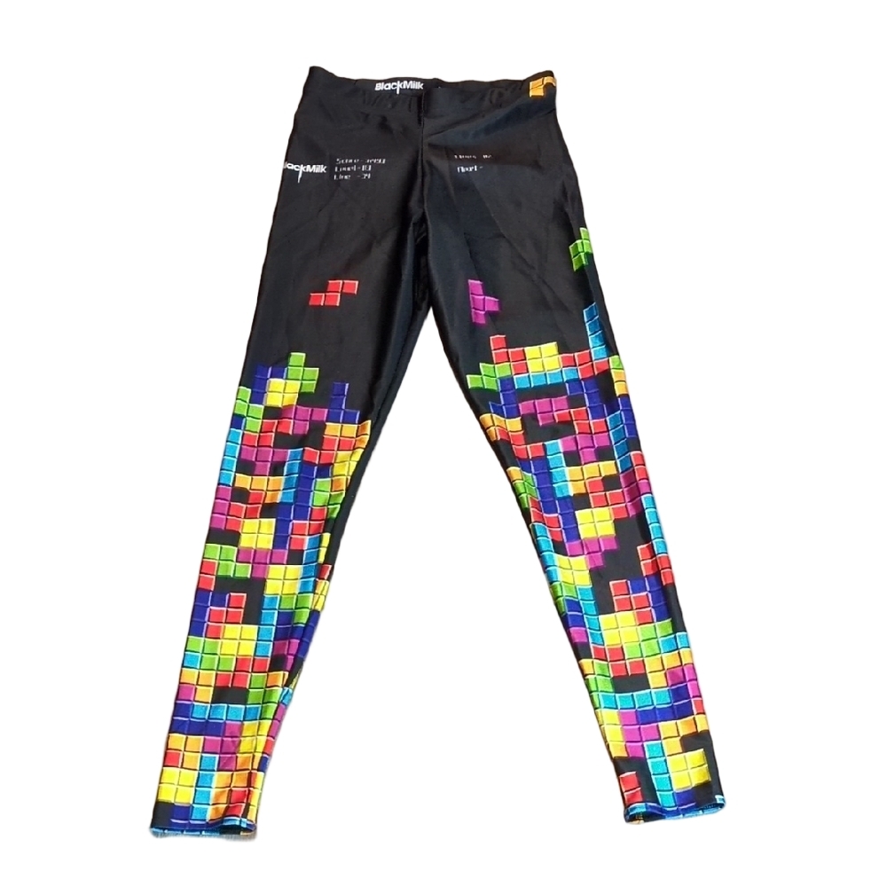 BlackMilk Tetris Gamecon Leggings Size XS - Picture 2 of 10